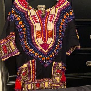 African print shirt